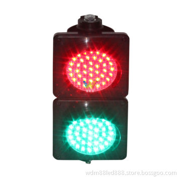 Intelligent  Red Green 100mm Led Traffic Light